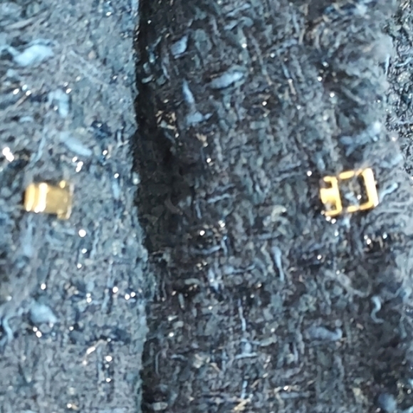 NWOT Amen Wardy Tweed Blazer Jacket Blue Size FR36 - Picture 13 of 16